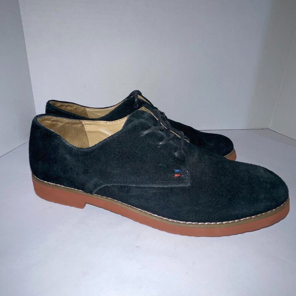 Tommy‎ Hilfiger Honeybee Oxfords Black Suede Shoes Size 9 classic retro